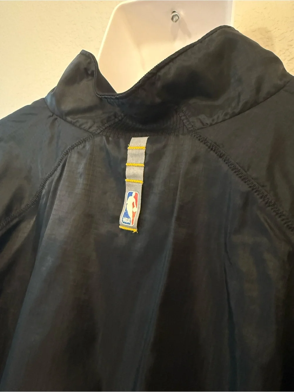 Adidas Los Angeles Lakers Full Zip Track Jacket Black Three Stripe Men’s | XXL
